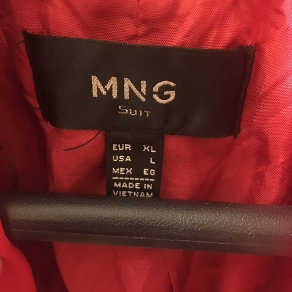 MNG vibrant red suit blazer - Picture 6 of 7